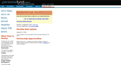 Desktop Screenshot of personalfund.com
